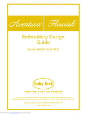 Baby Lock Flourish BLMFO Design Manual