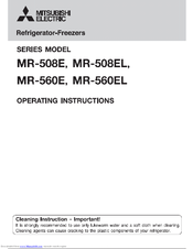 Mitsubishi Electric MR-508E Series Operating Instructions Manual