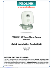 PROLiNK PHC-105 Quick Installation Manual