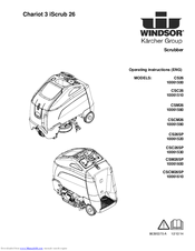 Windsor Chariot 3 Iscrub 26 Csm26 Manuals Manualslib