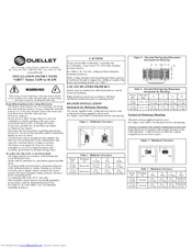 Ouellet OHV Series Installation Instructions