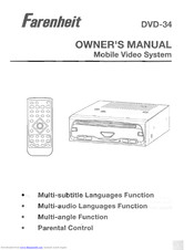 Farenheit DVD-34 Owner's Manual
