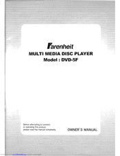 Farenheit DVD-5F Owner's Manual
