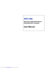 Advantech ARK-7480 User Manual