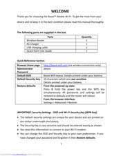Zte MF62 Quick Start User Manual