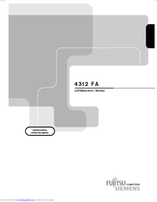 Fujitsu 4312 FA Operating Manual
