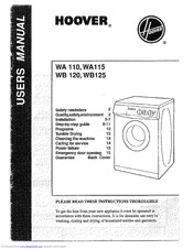 Hoover WB125 User Manual