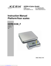 KERN EOB_F Instruction Manual