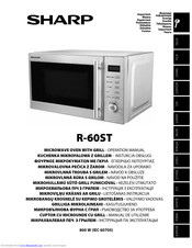 Sharp R-60ST Operation Manual