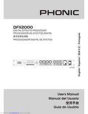 Phonic DFX 2000 User Manual