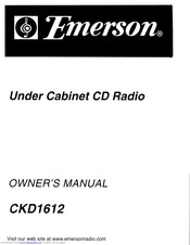 Emerson CKD1612 Owner's Manual
