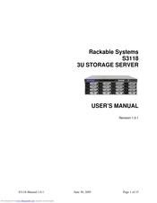 Rackable Systems S3118 User Manual