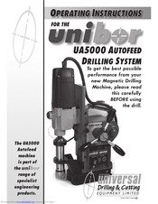 Unibor UA5000 Operating Instructions Manual