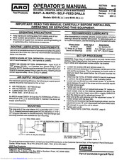 ARO Bant-a-Matic 8345-B Operation Manual