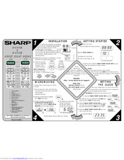 Sharp R-754M Quick Start Manual