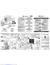 Hotpoint FEW10 Instructions For Installation And Use