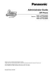 Panasonic KX-UTG300 Administrator's Manual