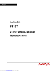 Avaya P112T Installation Manual