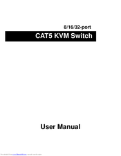 MX-Tech 32-port CAT5 KVM Switch User Manual