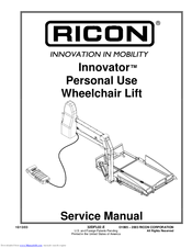 Ricon Innovator Service Manual