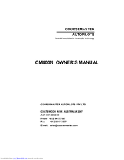 COURSEMASTER CM400N Owner's Manual
