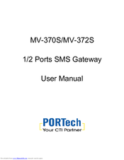 Portech MV-372S User Manual