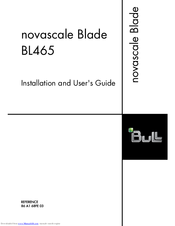 Bull Novascale Blade BL465 Installation And User Manual
