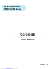 Aztech MDP3858U Series User Manual