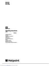 Hotpoint SB 53 ESB Operating Instructions Manual