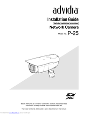 Advida P-25 Installation Manual