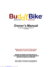 Buddy Bike BB103-AL Owner's Manual