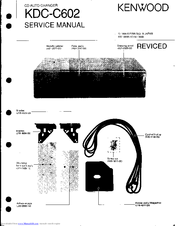 Kenwood KDC-C602 Service Manual