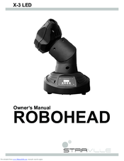 STARVILLE ROBOHEAD X-3 LED Owner's Manual
