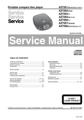 Philips AZ7261/17 Service Manual