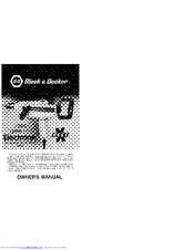 Black & Decker 7266 Owner's Manual