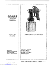 Sears Craftsman 919.155130 Owner's Manual