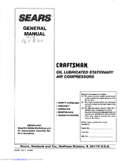 Sears Craftsman 919.167800 General Manual