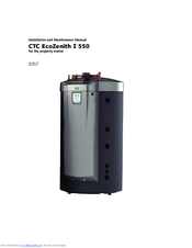 CTC Union EcoZenith I 550 Installation And Maintenance Manual