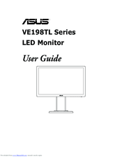 Asus VE198TL Series User Manual