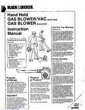 Black & Decker 82425 Instruction Manual
