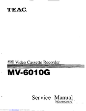 Teac MV-6010G Service Manual