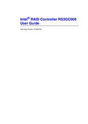 Intel RS3GC008 User Manual
