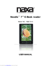 Naxa Noodle NEB-7010 User Manual