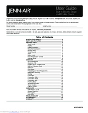 Jenn-Air JJW3430DS User Manual