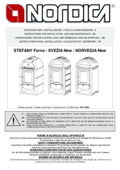 Nordica STEFANY Forno Instructions For Installation, Use And Maintenance Manual