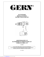 Gern DAN0700 Instructions For Use Manual