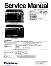 Panasonic NE-9052TC Service Manual