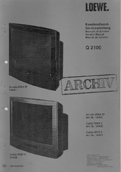 Loewe Arcada 5584 ZP Service Manual