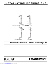 CHIEF FCA810V Installation Instructions Manual