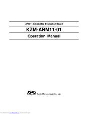 KMC Controls KZM-ARM11-01 Operation Manual